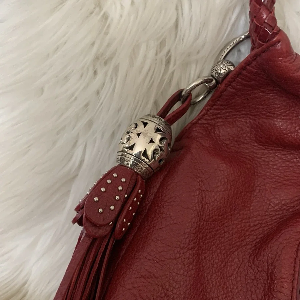 Brighton Femme Fatal Gretta Garbo Studded Bag Hobo